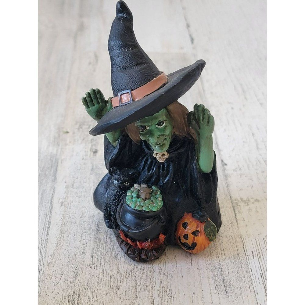 K's collection Witch green‎ coldren cat Brewery pumpkin Halloween home